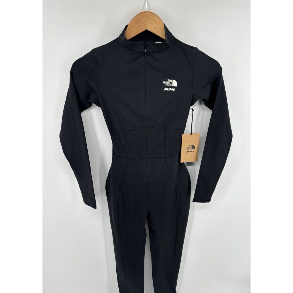 NWT The North Face x SKIMS Refina Bodysuit Sz XS Onyx - Picture 6 of 16